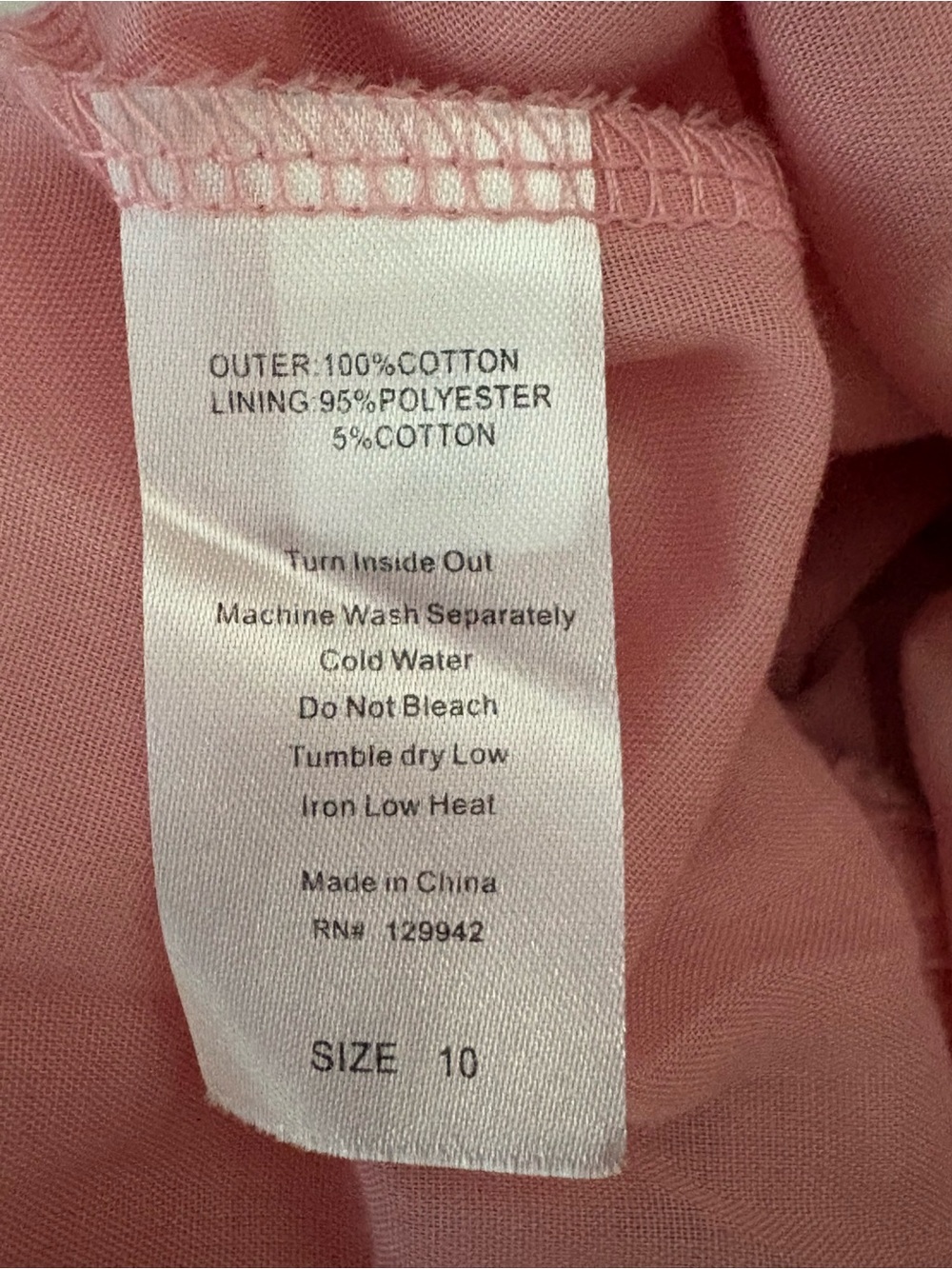 Paisley Lane Girls Pink Tiered Embroidered Eyelet Knee Skirt Pull-On 10 - Picture 5 of 5
